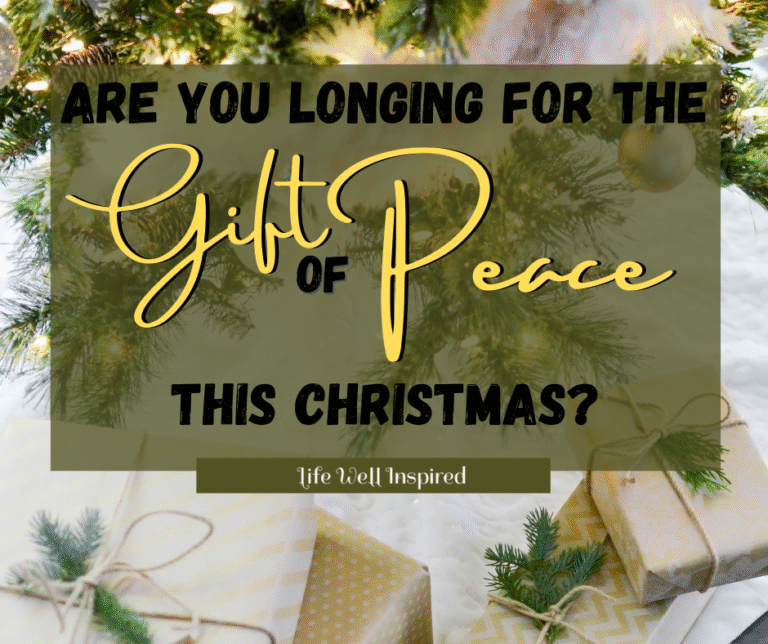 Are you longing for a gift of Peace that will set you free?