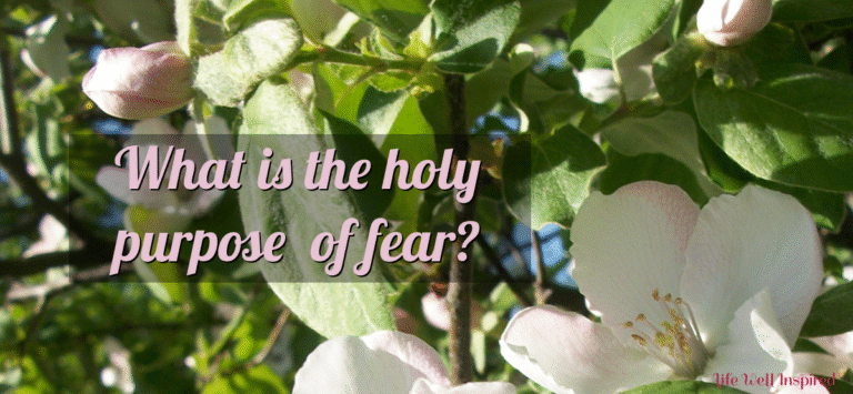 The Holy Purpose of Fear