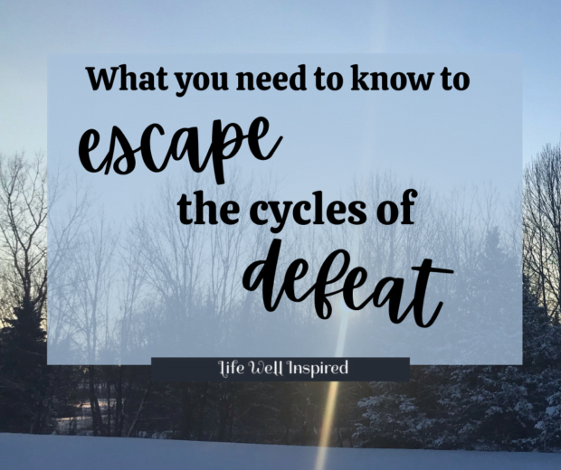 Escape the cycles of defeat christian woman